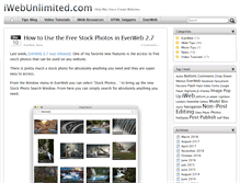 Tablet Screenshot of iwebunlimited.com